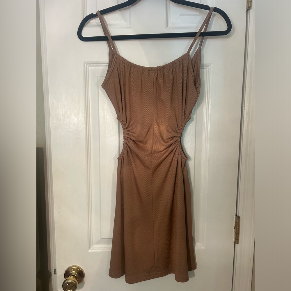 Brown Mini Dress